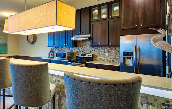 Kitchen Island at Solace Apartments in Virginia Beach  23464