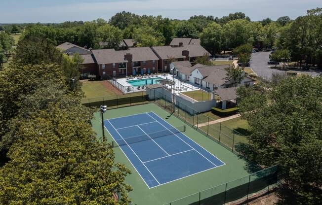 Stratford Tennis Court Aerial