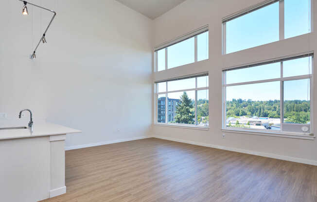 Living Room with Hard Surface Flooring