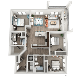 3 beds, 2 baths, 1,328 sqft, $2,490