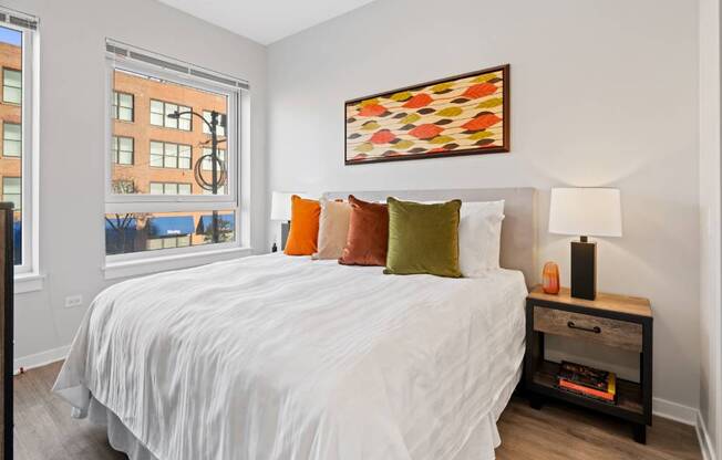 Master Bedroom at 23rd Place Apartment, Illinois