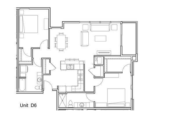 2 beds, 2 baths, 1,220 sqft, $2,495, Unit 5257-201