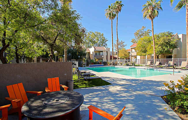 Northerly Apartments Pool and lounge Area