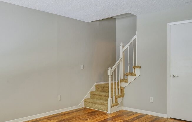 stairs in West Winds Townhomes