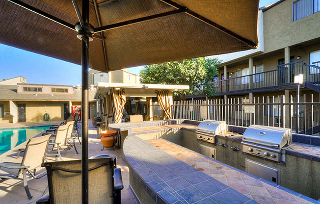 Barbecue And Grilling Station at Highlander Park Apts, California, 92507