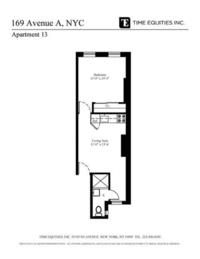 1 bed, 1 bath, $2,695, Unit 13