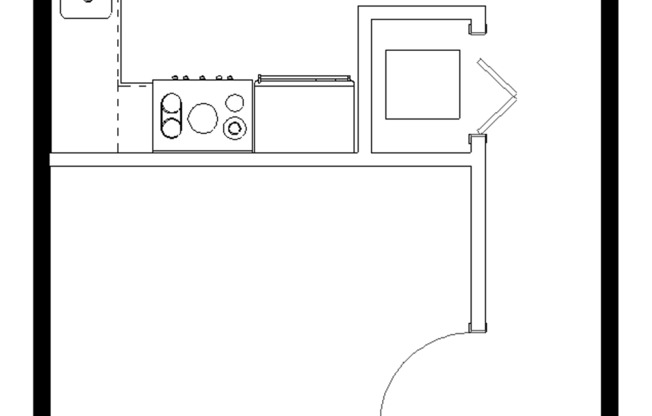 1 bed, 1 bath, 595 sqft, $1,485, Unit 1122