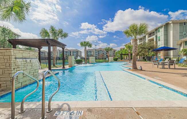 the swimming pool at the preserve at polo apartments fl