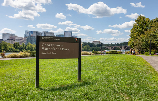 Stroll Along the Waterfront at Georgetown Waterfront Park