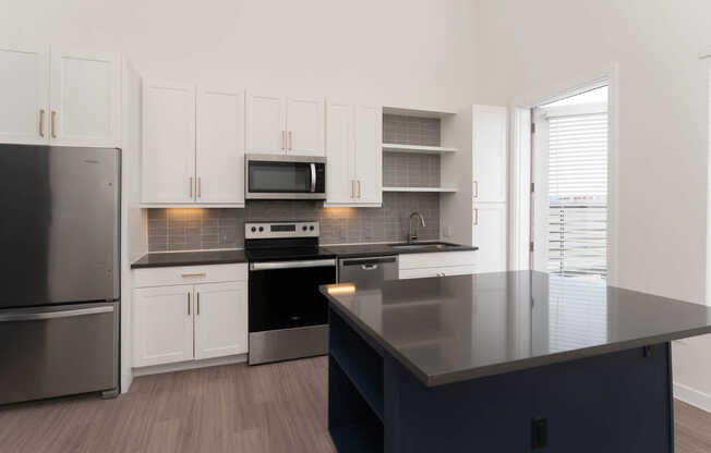 Kitchen with Stainless Steel Appliances