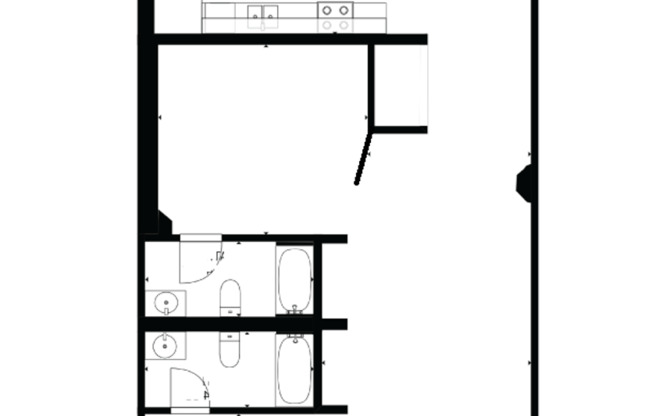 2 beds, 2 baths, 1,158 sqft, $1,550, Unit 409