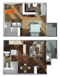 1 bed, 1 bath, 776 sqft, $989