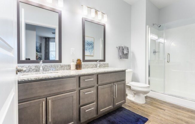 Master Bathroom at River Point West Apartments, Elkhart, IN, 46516