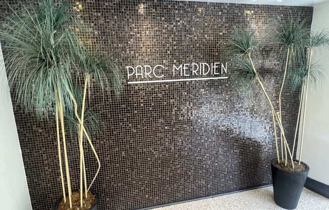 Lobby entrance showing property name at Parc Meridien, California, 90020 