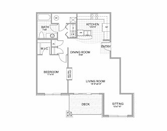 1 bed, 1 bath, 962 sqft, $1,480