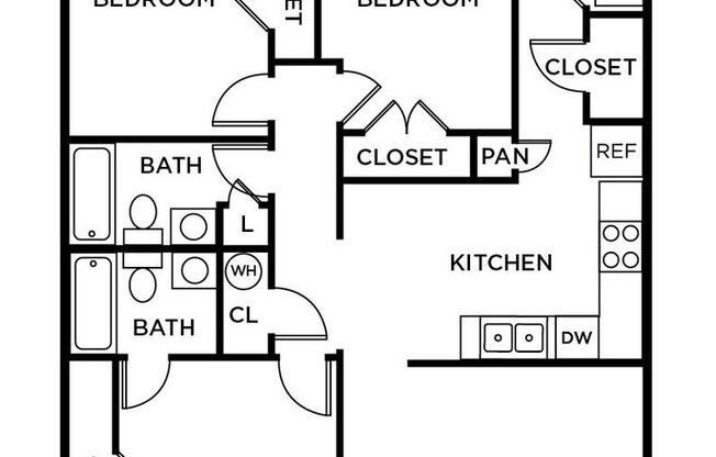 3 beds, 2 baths, 1,080 sqft, $1,750