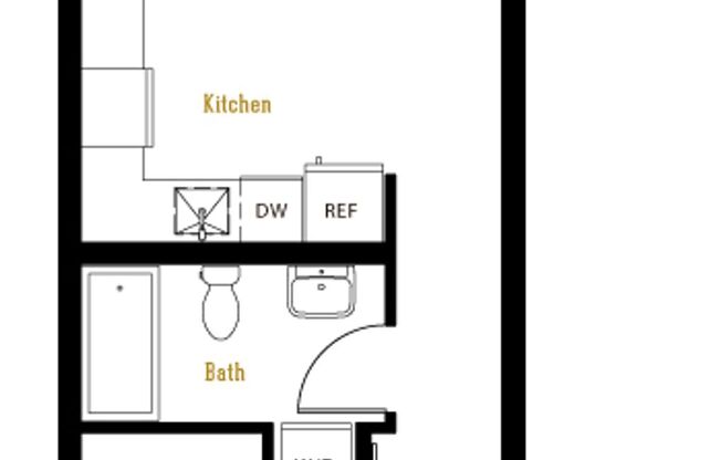 1 bed, 1 bath, 600 sqft, $1,595, Unit 206-MFTE