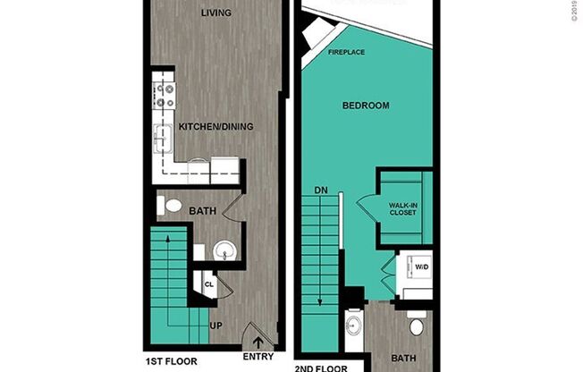 1 bed, 1.5 baths, 889 sqft, $2,615, Unit 461