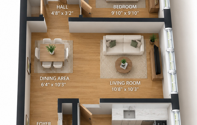 Spacious & Affordable Highland Park 1BR Near St. Kate’s — Only $1,049!