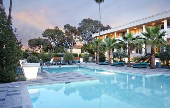 Private Swimming Pool at The Chadwick, Los Angeles, 90004