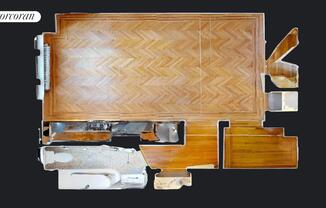 Studio, 1 bath, 440 sqft, $3,550, Unit 16M