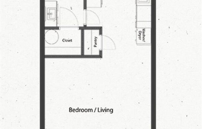 Studio, 1 bath, 400 sqft, $1,600, Unit 201