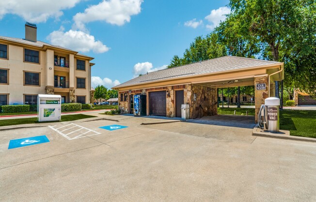 Resident Car wash at The Canyons Apartments, Fort Worth, 76116