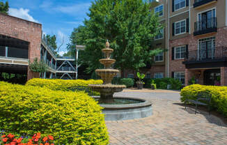 Orleans Entrance Fountain at The Orleans of Decatur, Decatur