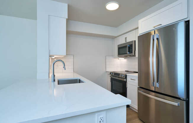 Kitchen with Stainless Steel Appliances
