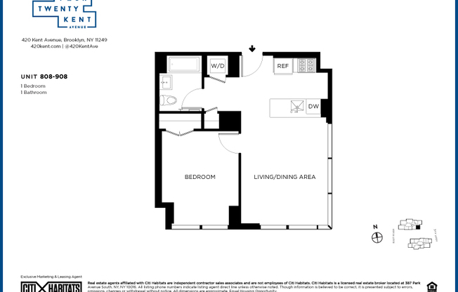 1 bed, 1 bath, $4,671, Unit 808