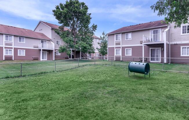 a large lawn in front of a house