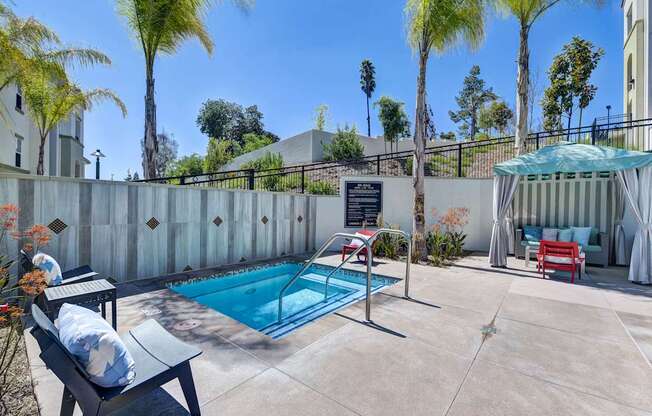 pool at Seta Apartments