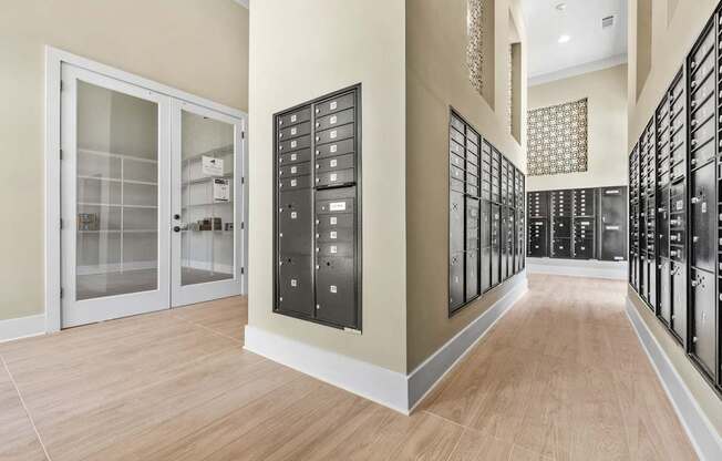 Langley Pointe Apartments | Luxer Package Room