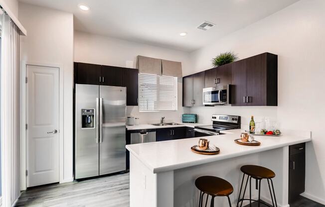 Gourmet Kitchen With Island at Avilla Lehi Crossing, Arizona, 85213