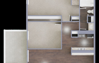 2 beds, 1 bath, 853 sqft, $1,019