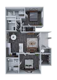 2 beds, 2 baths, 1,219 sqft, $1,810