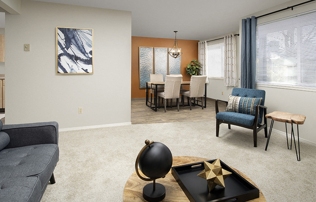 Creekside Apartments - Living & Dining Room