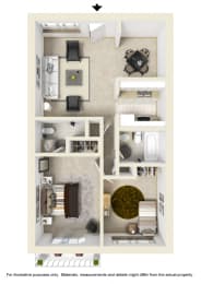 2 beds, 1.5 baths, 950 sqft, $2,604