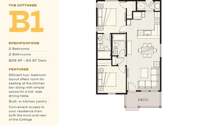 2 beds, 2 baths, 828 sqft, $3,085, Unit 3328 Winterthur Ave