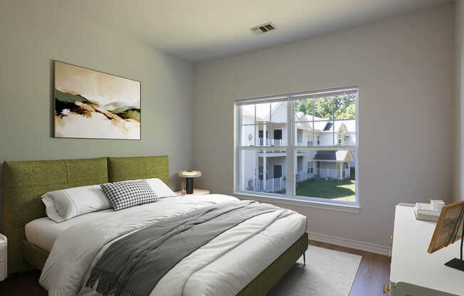 Bedroom with Hard Surface Flooring