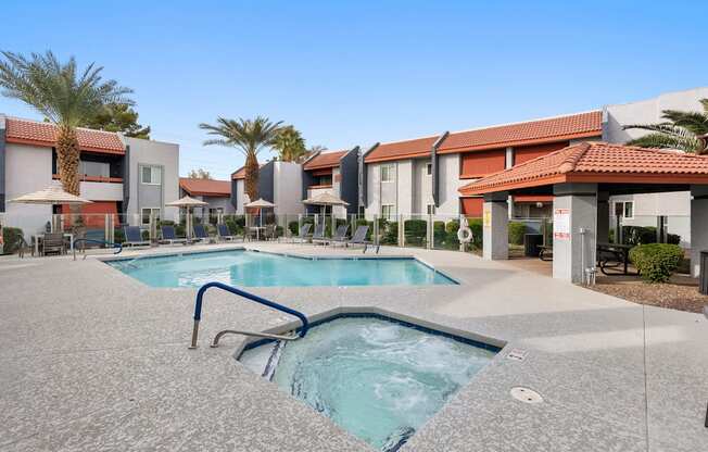 Swimming Pool and Jacuzzi