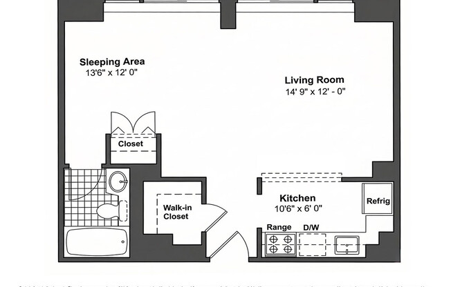Studio, 1 bath, $4,350, Unit 1025