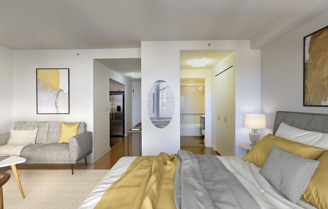Studio, 1 bath, 469 sqft, $4,475, Unit 18-F