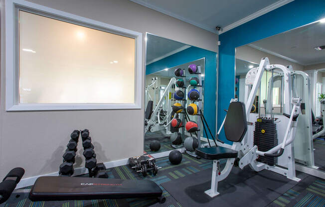 Weight Equipment at Stony Creek Apartments in Austin