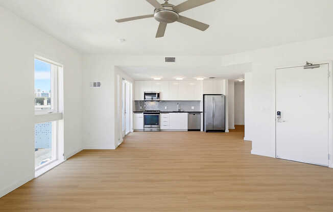 Living Room with Hard Surface Flooring