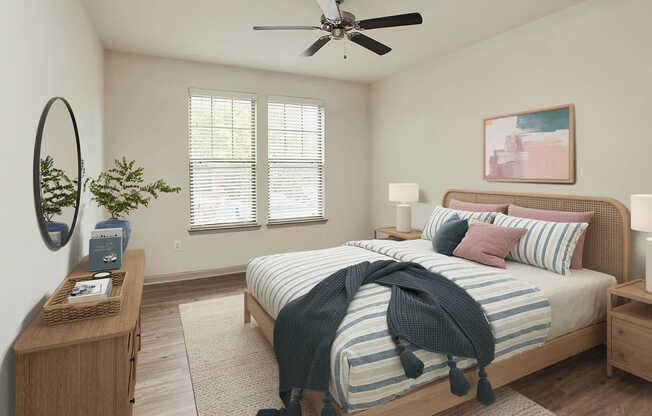 Bedroom with Hard Surface Flooring