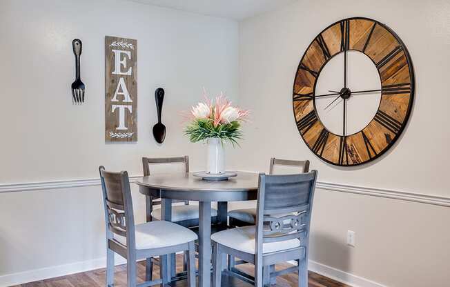 Dining Room with Crown Molding