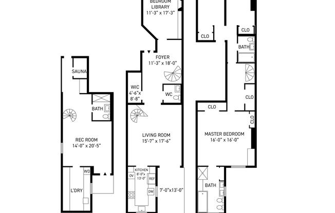 4 beds, 3.5 baths, 2,500 sqft, $10,900, Unit TRIPLEX