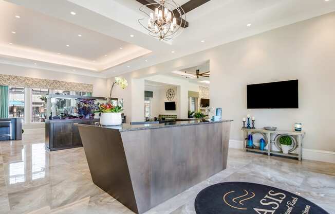 Lobby Lounge at The Oasis at Lakewood Ranch, Florida