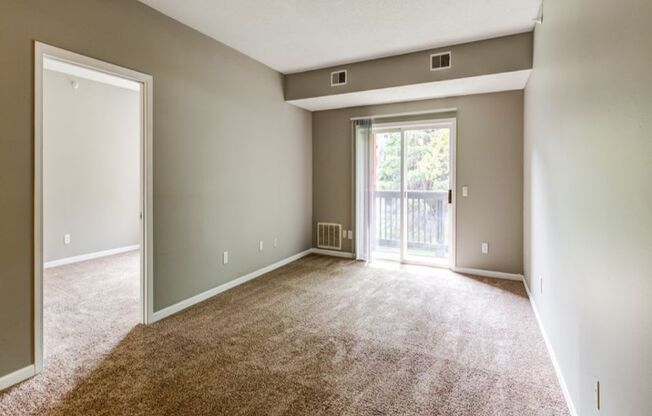 Carpeted Living Area at The Atwood at Eden Prairie, Eden Prairie